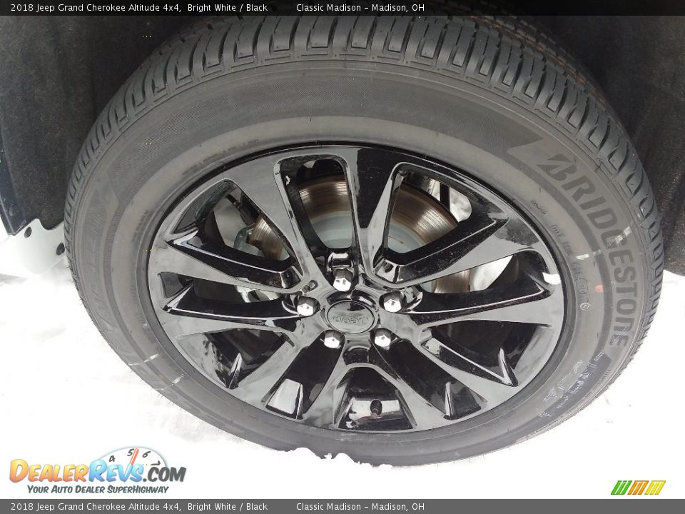 2018 Jeep Grand Cherokee Altitude 4x4 Bright White / Black Photo #14