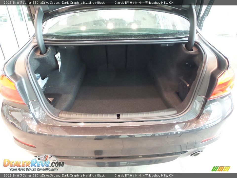 2018 BMW 5 Series 530i xDrive Sedan Dark Graphite Metallic / Black Photo #7