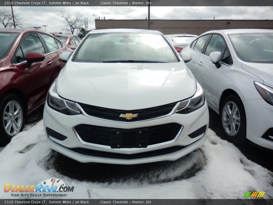 2018 Chevrolet Cruze LT Summit White / Jet Black Photo #2