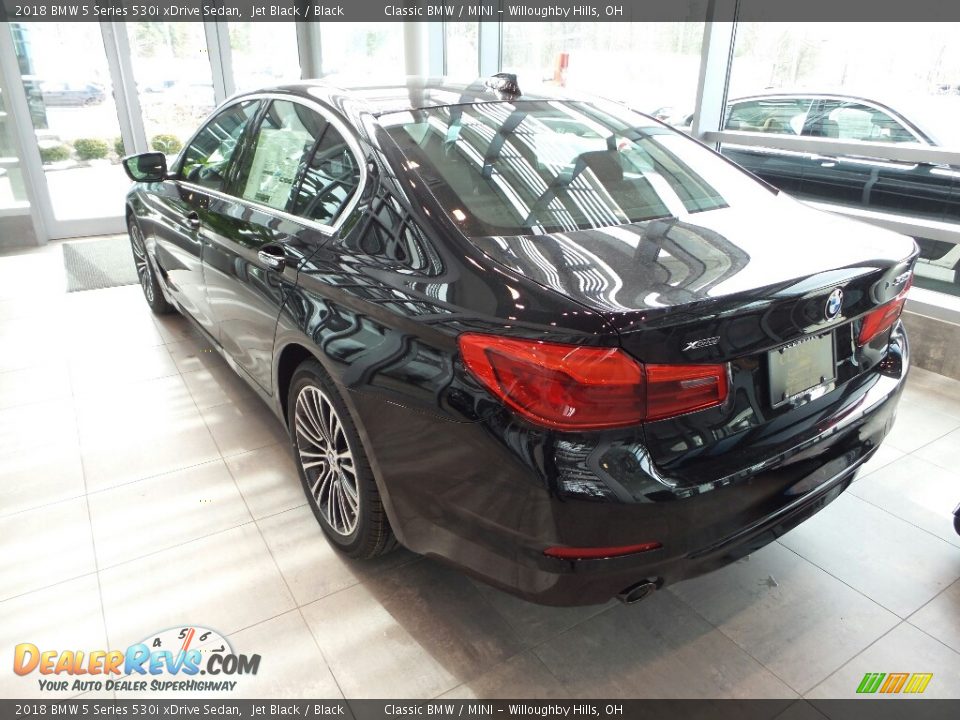 2018 BMW 5 Series 530i xDrive Sedan Jet Black / Black Photo #2