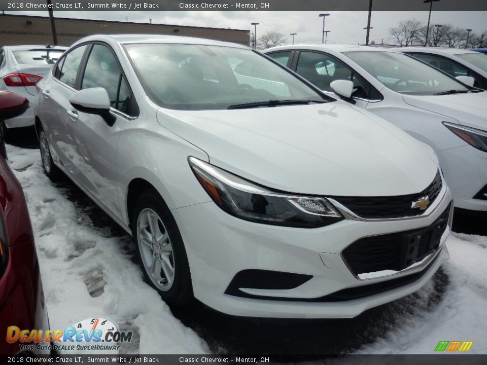 2018 Chevrolet Cruze LT Summit White / Jet Black Photo #3