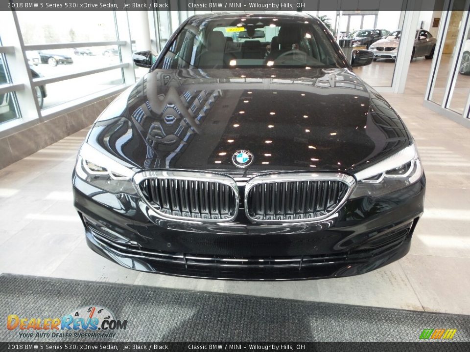 2018 BMW 5 Series 530i xDrive Sedan Jet Black / Black Photo #4