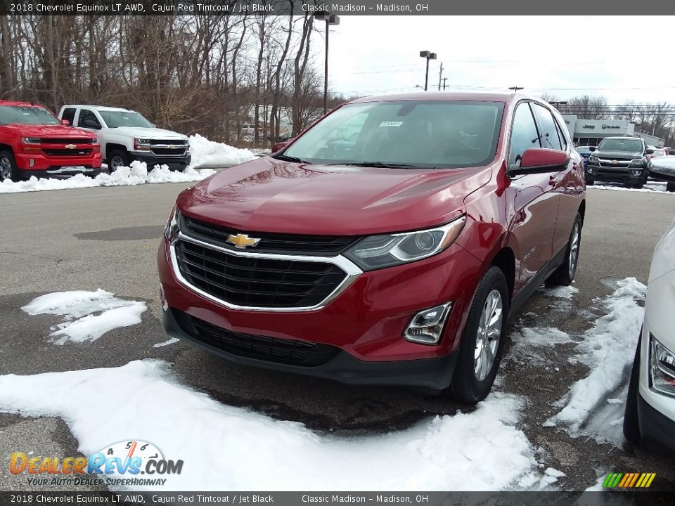 2018 Chevrolet Equinox LT AWD Cajun Red Tintcoat / Jet Black Photo #1