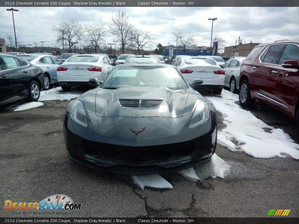 2019 Chevrolet Corvette Z06 Coupe Shadow Gray Metallic / Black Photo #2