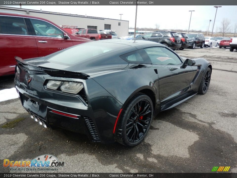 2019 Chevrolet Corvette Z06 Coupe Shadow Gray Metallic / Black Photo #4
