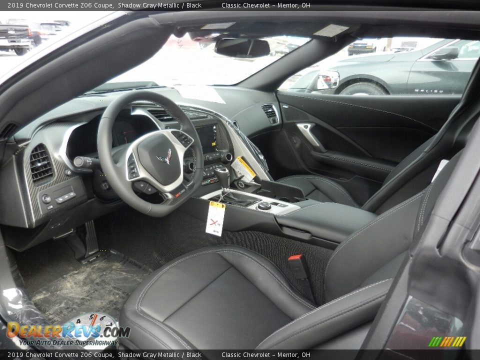 Black Interior - 2019 Chevrolet Corvette Z06 Coupe Photo #7