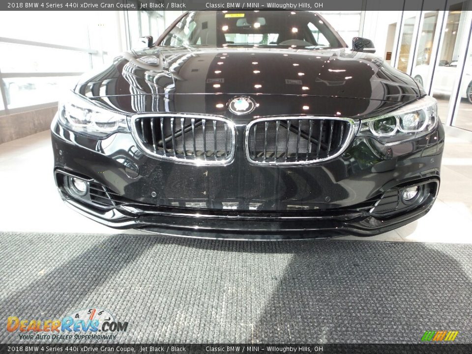 2018 BMW 4 Series 440i xDrive Gran Coupe Jet Black / Black Photo #4