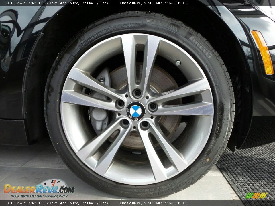 2018 BMW 4 Series 440i xDrive Gran Coupe Jet Black / Black Photo #5