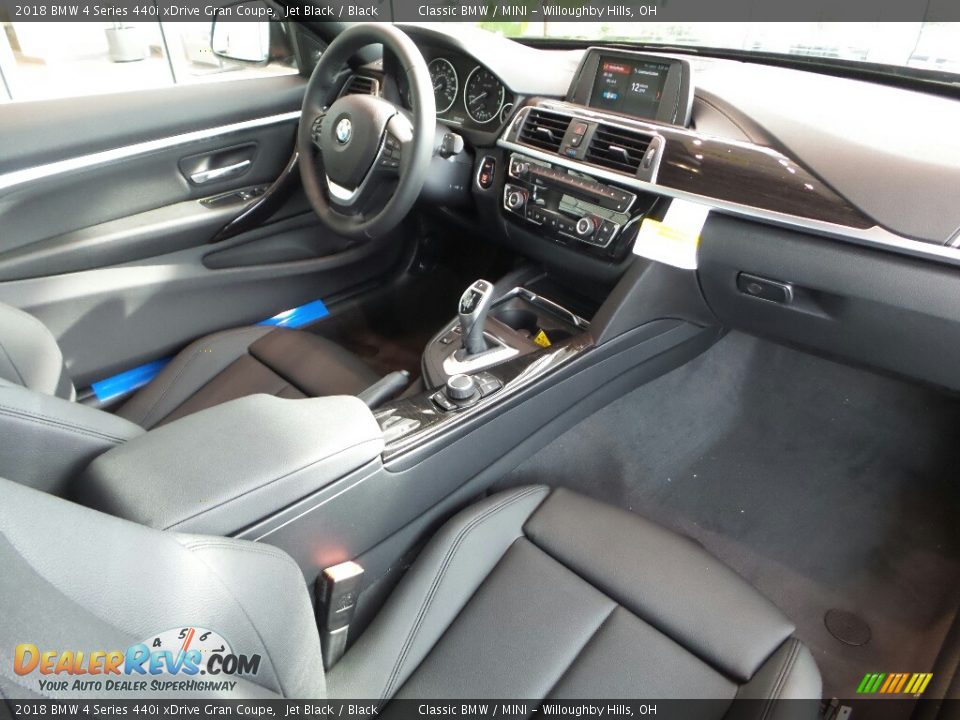 2018 BMW 4 Series 440i xDrive Gran Coupe Jet Black / Black Photo #6
