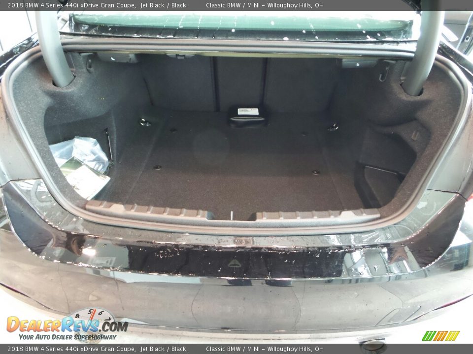 2018 BMW 4 Series 440i xDrive Gran Coupe Jet Black / Black Photo #7