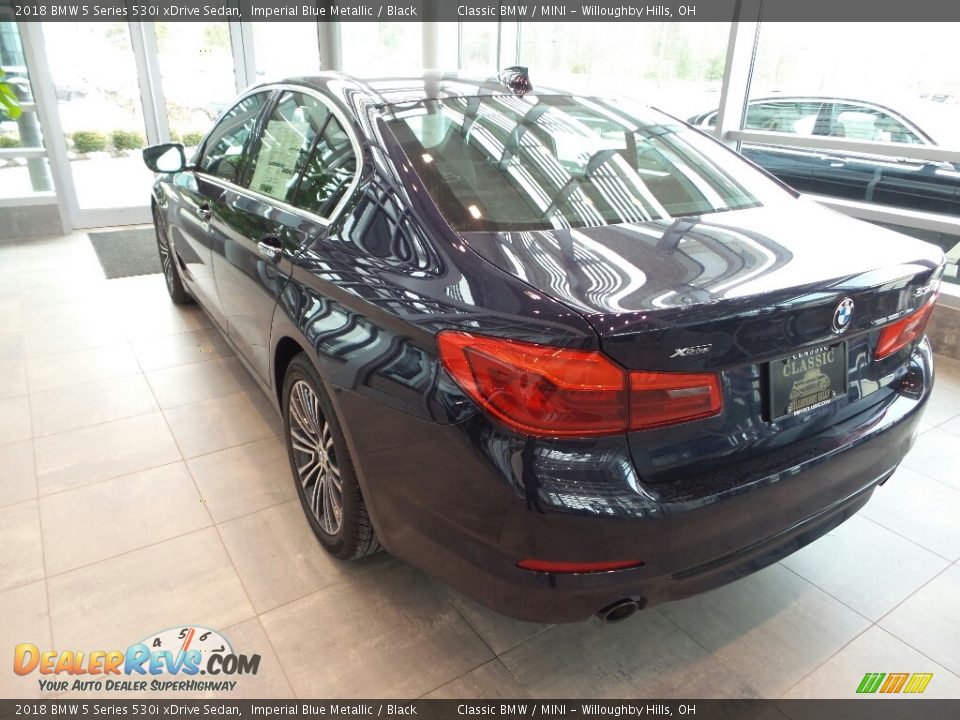2018 BMW 5 Series 530i xDrive Sedan Imperial Blue Metallic / Black Photo #2