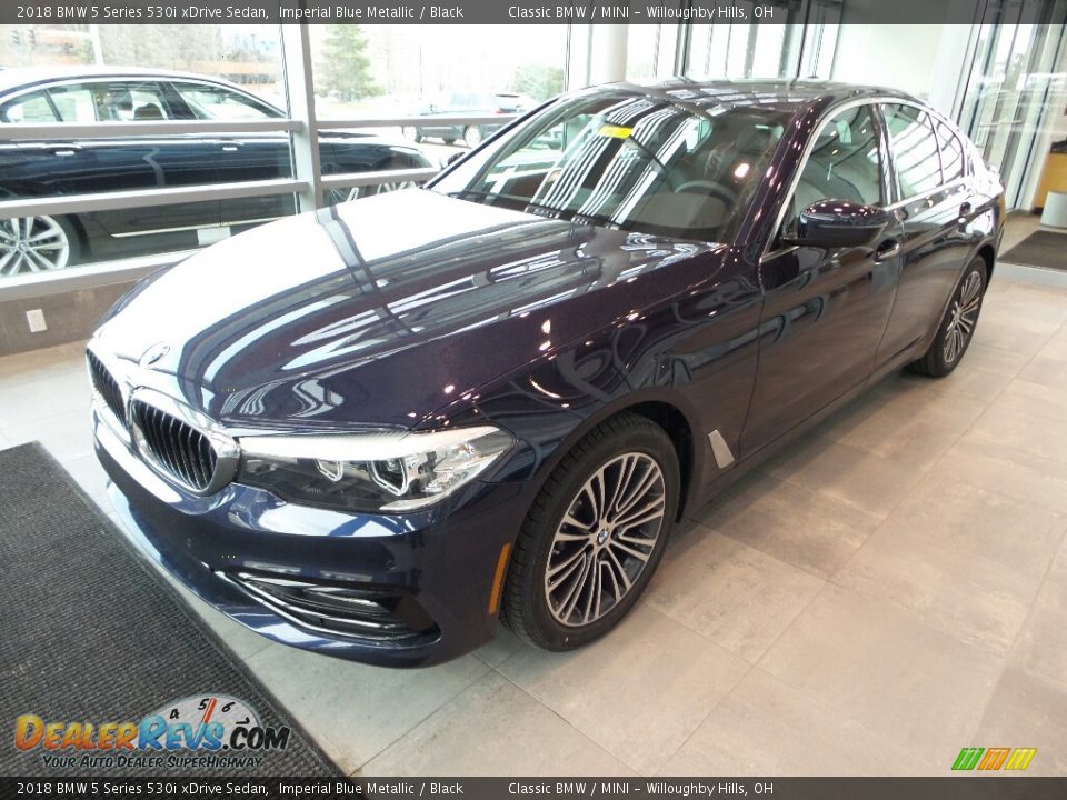 2018 BMW 5 Series 530i xDrive Sedan Imperial Blue Metallic / Black Photo #3