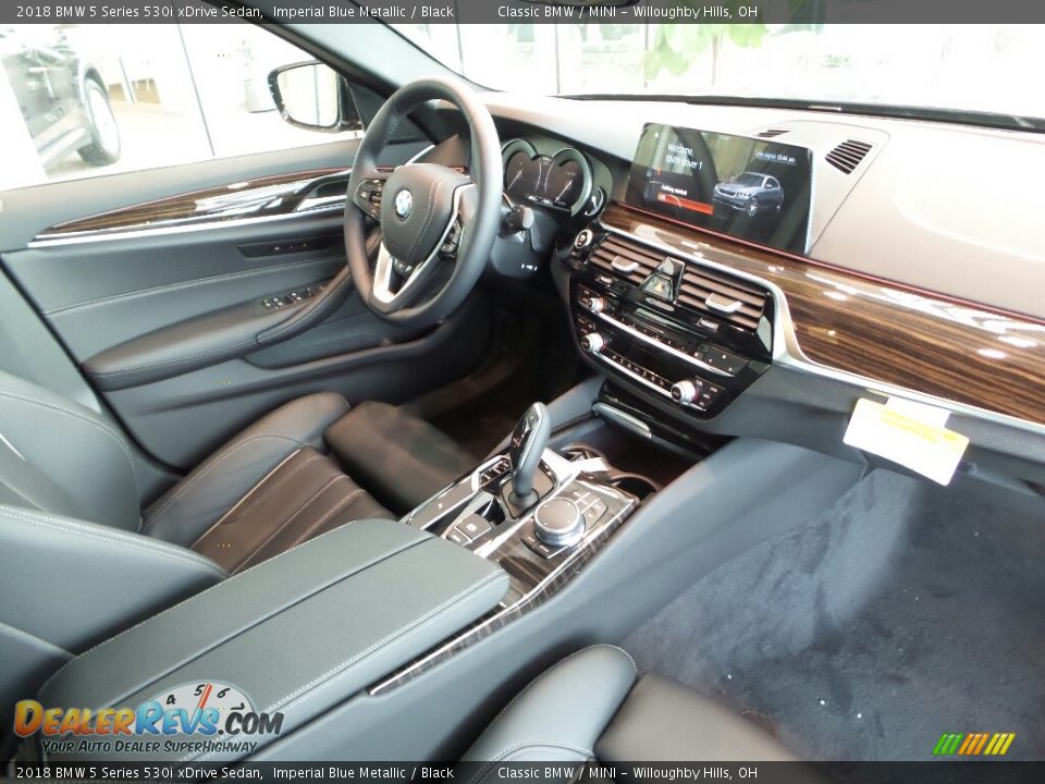 2018 BMW 5 Series 530i xDrive Sedan Imperial Blue Metallic / Black Photo #6