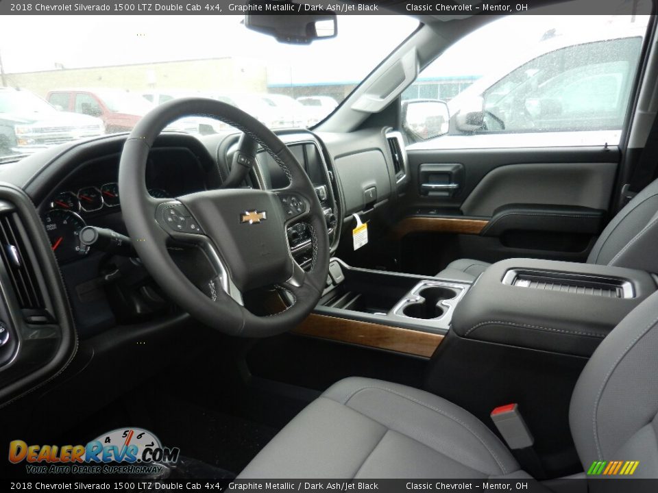 2018 Chevrolet Silverado 1500 LTZ Double Cab 4x4 Graphite Metallic / Dark Ash/Jet Black Photo #6