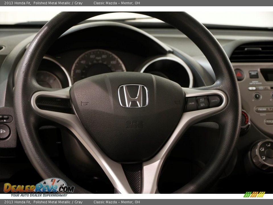 2013 Honda Fit Polished Metal Metallic / Gray Photo #7