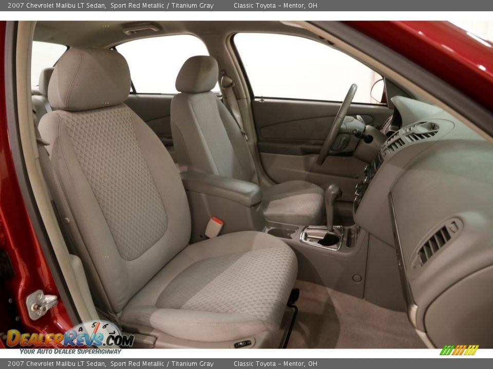 2007 Chevrolet Malibu LT Sedan Sport Red Metallic / Titanium Gray Photo #11