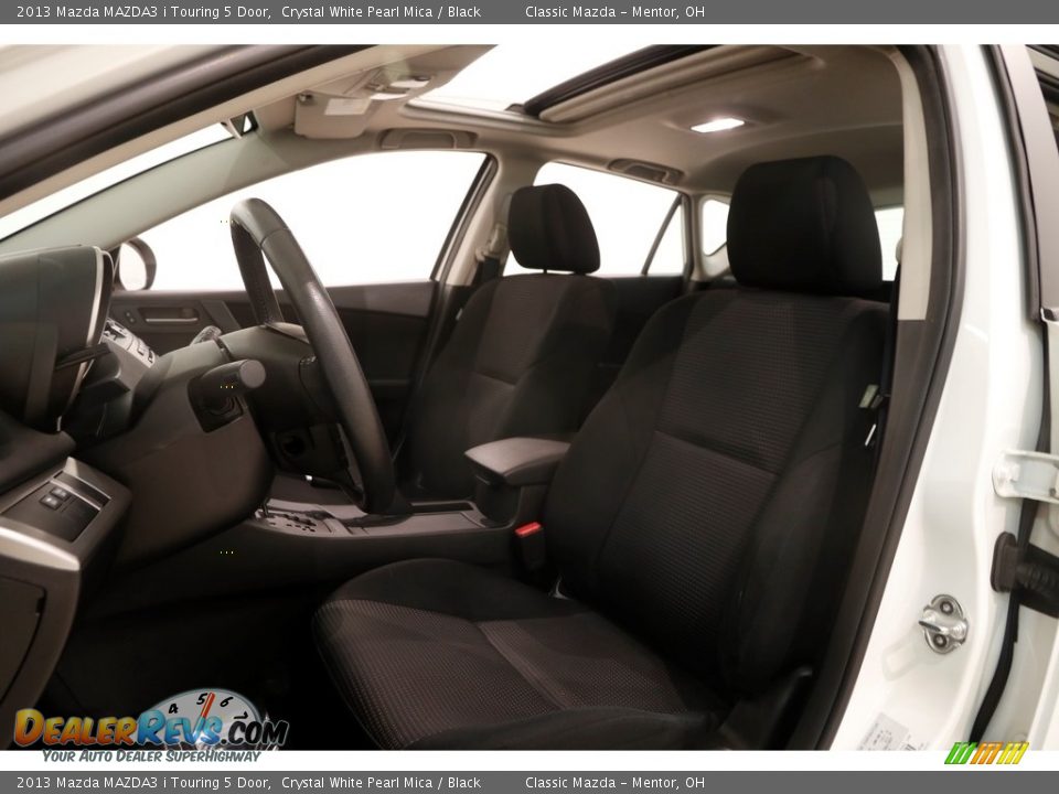 2013 Mazda MAZDA3 i Touring 5 Door Crystal White Pearl Mica / Black Photo #5