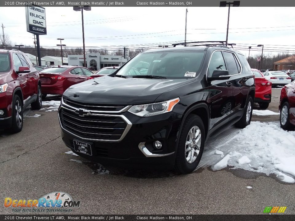 2018 Chevrolet Traverse LT AWD Mosaic Black Metallic / Jet Black Photo #1
