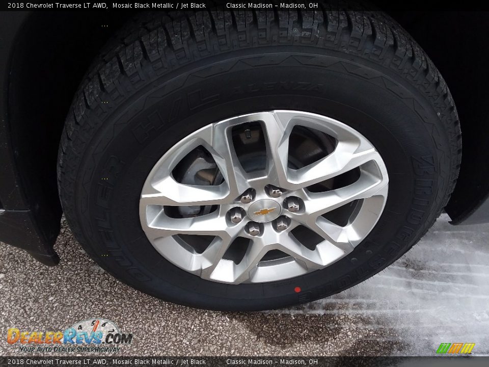 2018 Chevrolet Traverse LT AWD Mosaic Black Metallic / Jet Black Photo #2