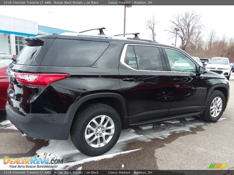 2018 Chevrolet Traverse LT AWD Mosaic Black Metallic / Jet Black Photo #4
