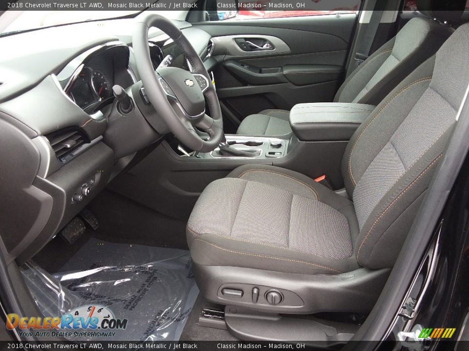 2018 Chevrolet Traverse LT AWD Mosaic Black Metallic / Jet Black Photo #5