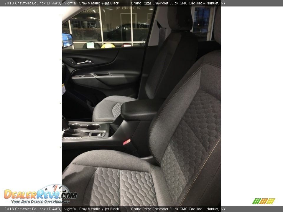 2018 Chevrolet Equinox LT AWD Nightfall Gray Metallic / Jet Black Photo #12