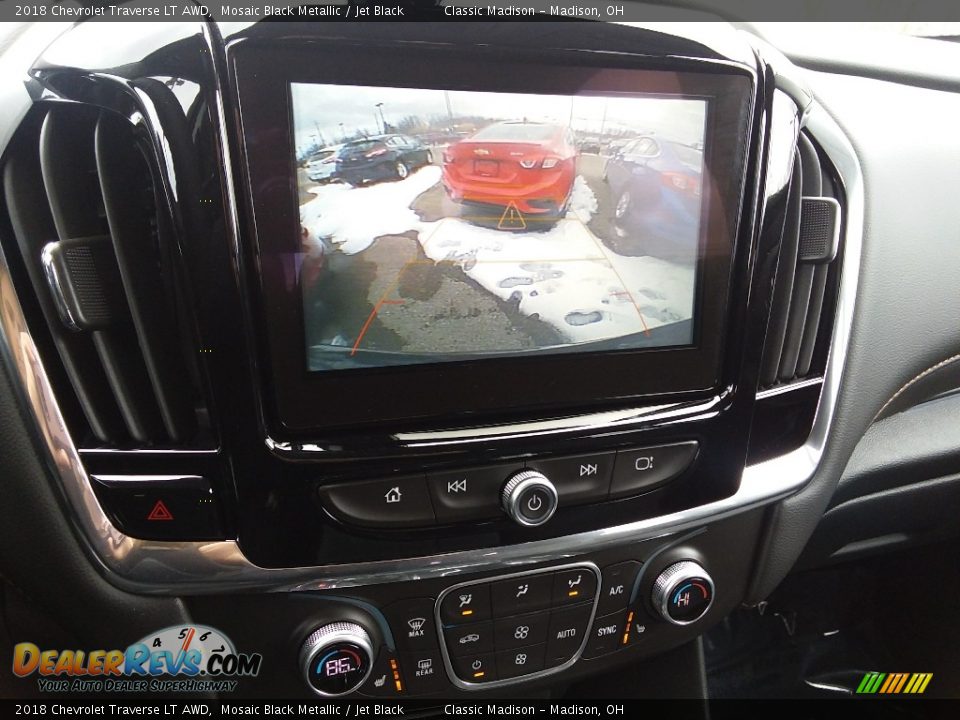 2018 Chevrolet Traverse LT AWD Mosaic Black Metallic / Jet Black Photo #12