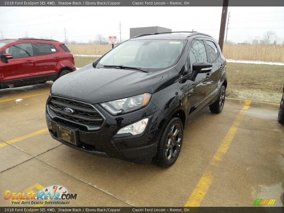 2018 Ford EcoSport SES 4WD Shadow Black / Ebony Black/Copper Photo #1