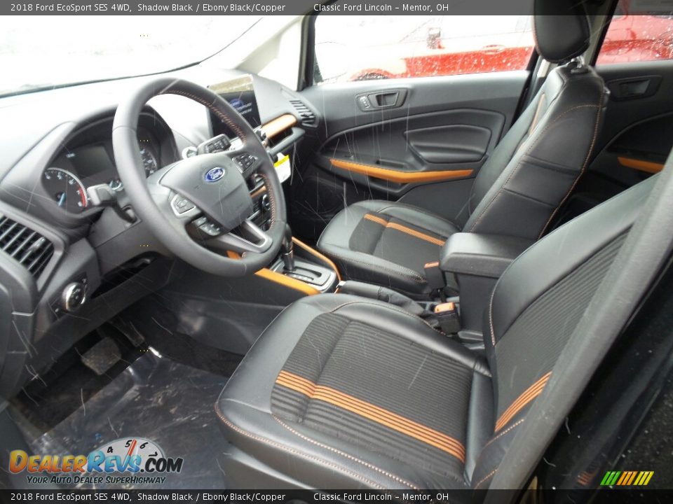 Front Seat of 2018 Ford EcoSport SES 4WD Photo #3