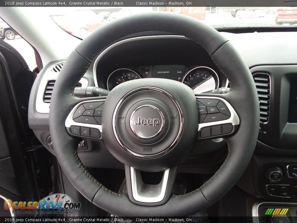 2018 Jeep Compass Latitude 4x4 Granite Crystal Metallic / Black Photo #8