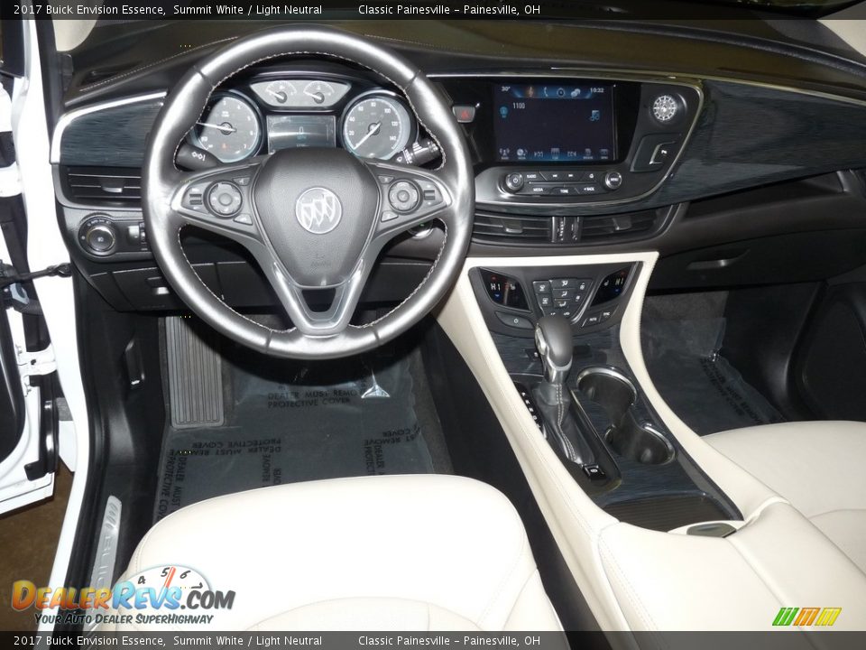 2017 Buick Envision Essence Summit White / Light Neutral Photo #12