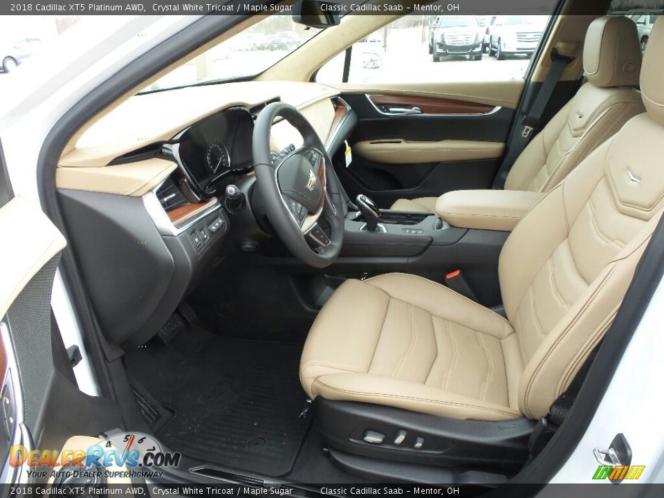 Maple Sugar Interior - 2018 Cadillac XT5 Platinum AWD Photo #3