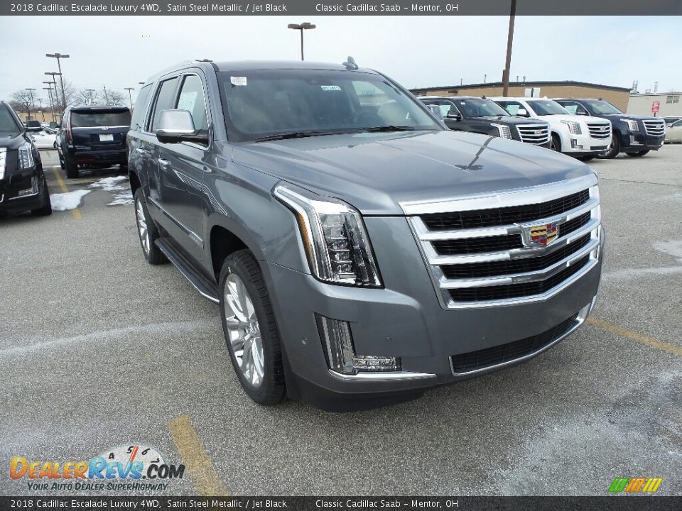 2018 Cadillac Escalade Luxury 4WD Satin Steel Metallic / Jet Black Photo #1