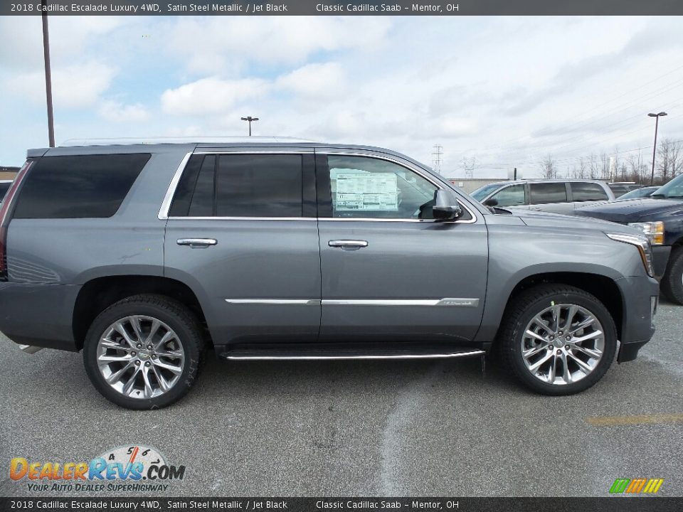 2018 Cadillac Escalade Luxury 4WD Satin Steel Metallic / Jet Black Photo #2