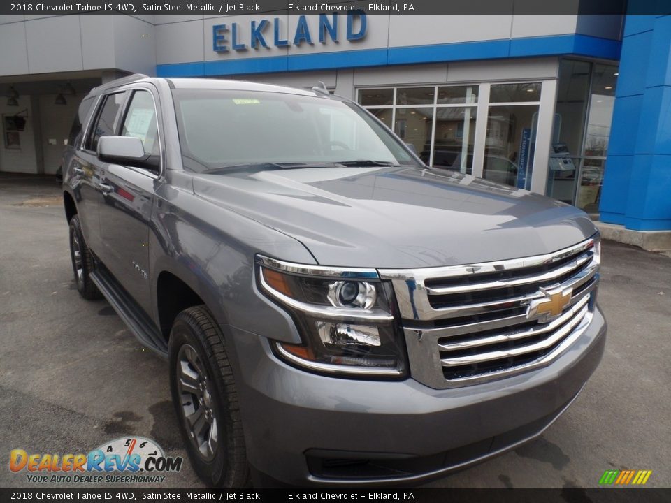 2018 Chevrolet Tahoe LS 4WD Satin Steel Metallic / Jet Black Photo #3