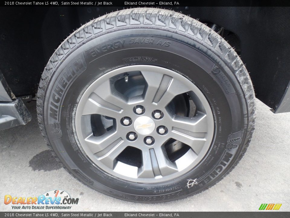 2018 Chevrolet Tahoe LS 4WD Satin Steel Metallic / Jet Black Photo #9
