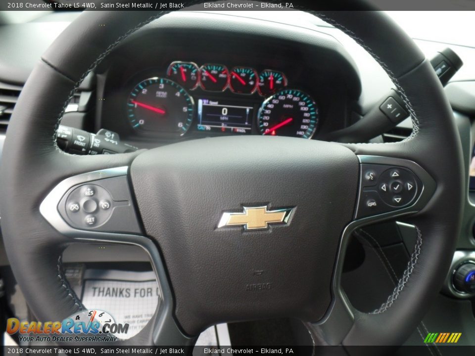 2018 Chevrolet Tahoe LS 4WD Satin Steel Metallic / Jet Black Photo #19