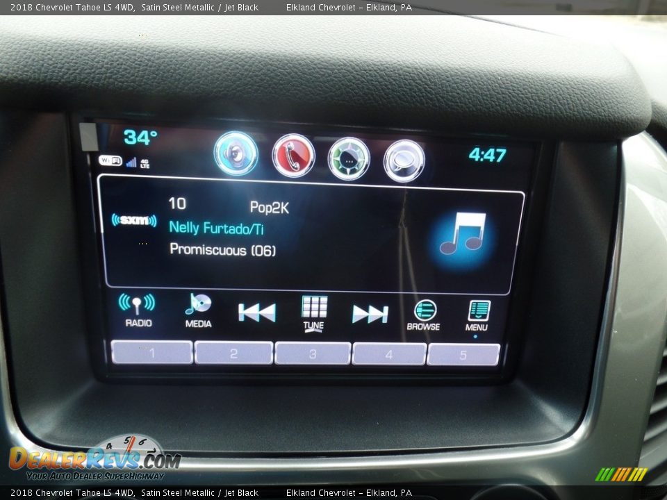2018 Chevrolet Tahoe LS 4WD Satin Steel Metallic / Jet Black Photo #27