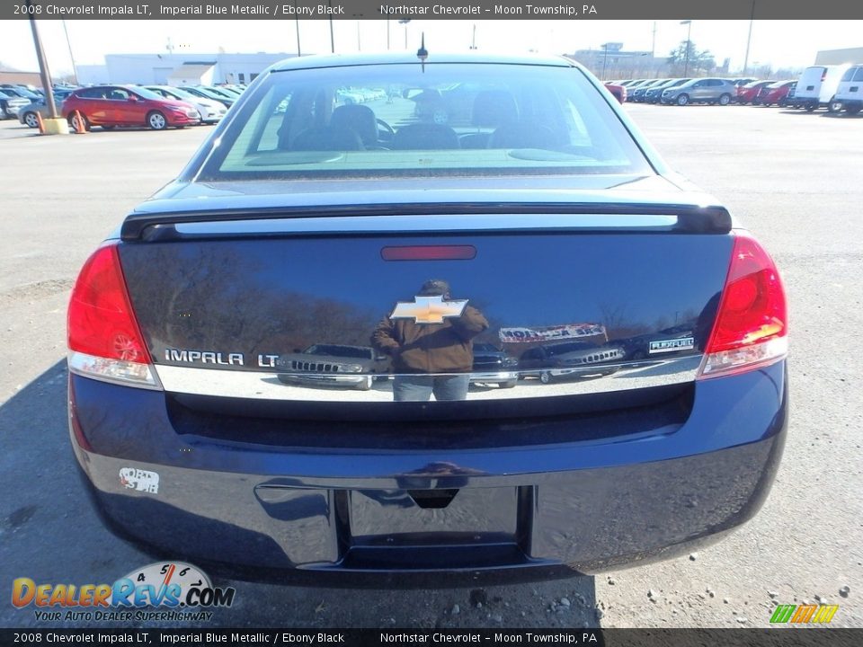 2008 Chevrolet Impala LT Imperial Blue Metallic / Ebony Black Photo #3