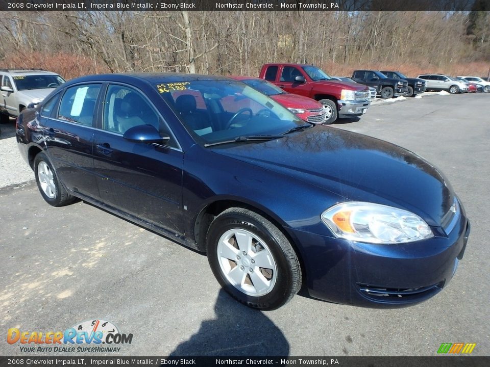 2008 Chevrolet Impala LT Imperial Blue Metallic / Ebony Black Photo #5