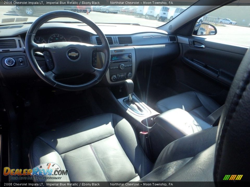 2008 Chevrolet Impala LT Imperial Blue Metallic / Ebony Black Photo #10