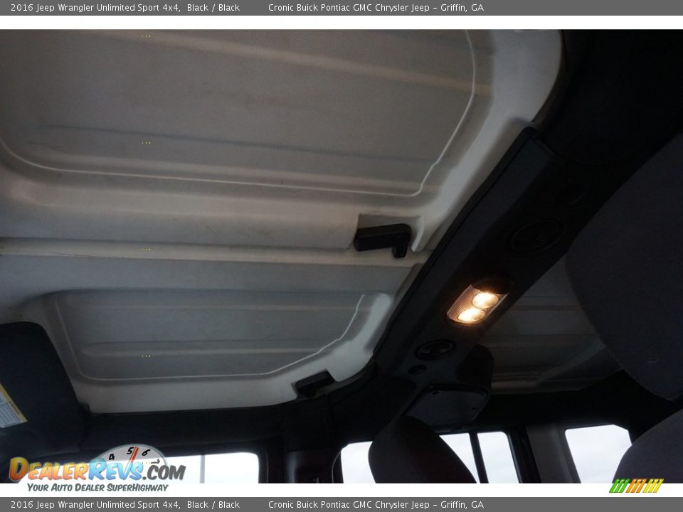 2016 Jeep Wrangler Unlimited Sport 4x4 Black / Black Photo #7