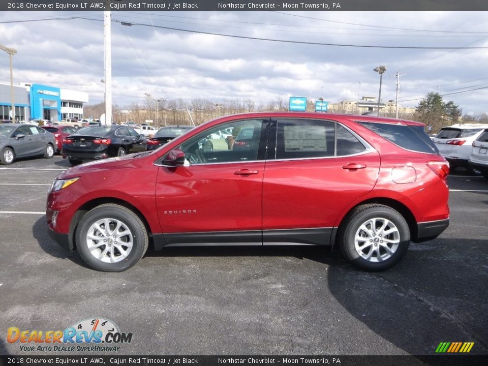 2018 Chevrolet Equinox LT AWD Cajun Red Tintcoat / Jet Black Photo #2