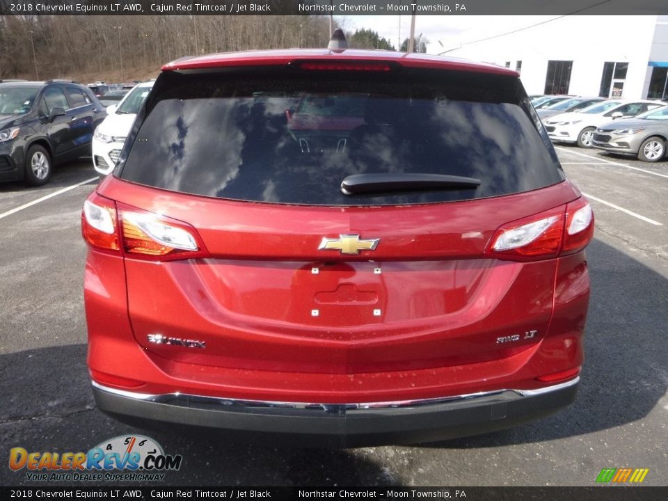 2018 Chevrolet Equinox LT AWD Cajun Red Tintcoat / Jet Black Photo #4