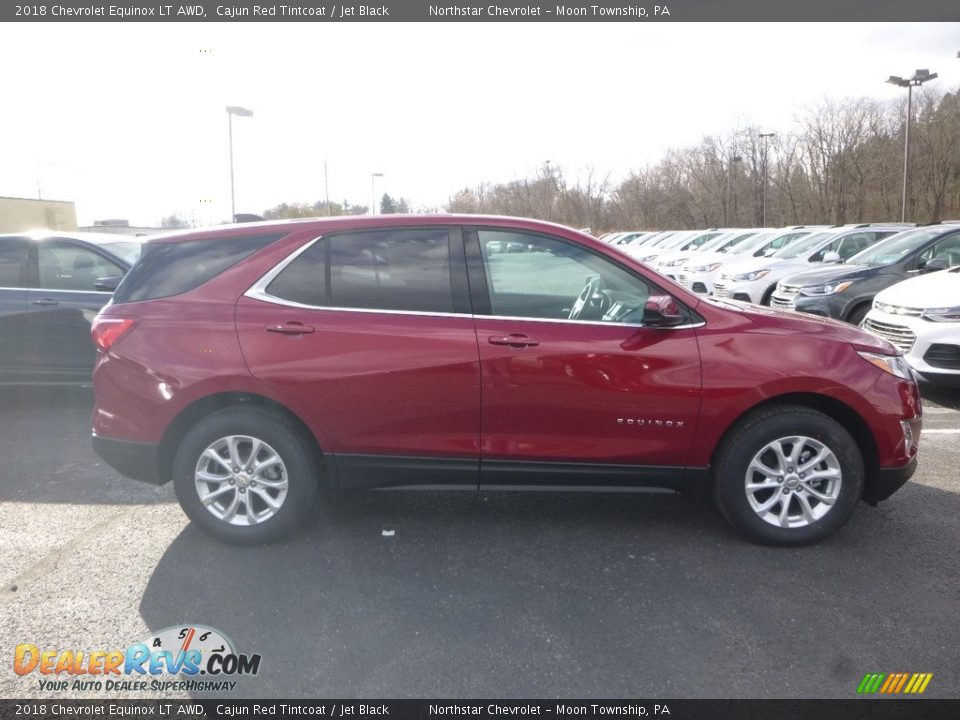 2018 Chevrolet Equinox LT AWD Cajun Red Tintcoat / Jet Black Photo #6