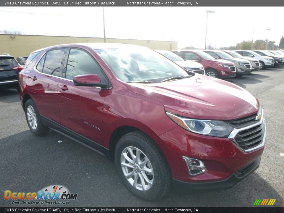 2018 Chevrolet Equinox LT AWD Cajun Red Tintcoat / Jet Black Photo #7