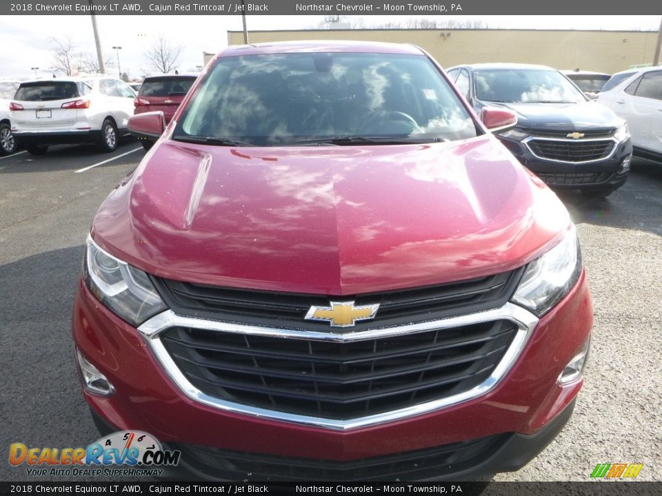 2018 Chevrolet Equinox LT AWD Cajun Red Tintcoat / Jet Black Photo #8