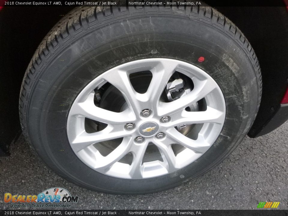 2018 Chevrolet Equinox LT AWD Cajun Red Tintcoat / Jet Black Photo #9