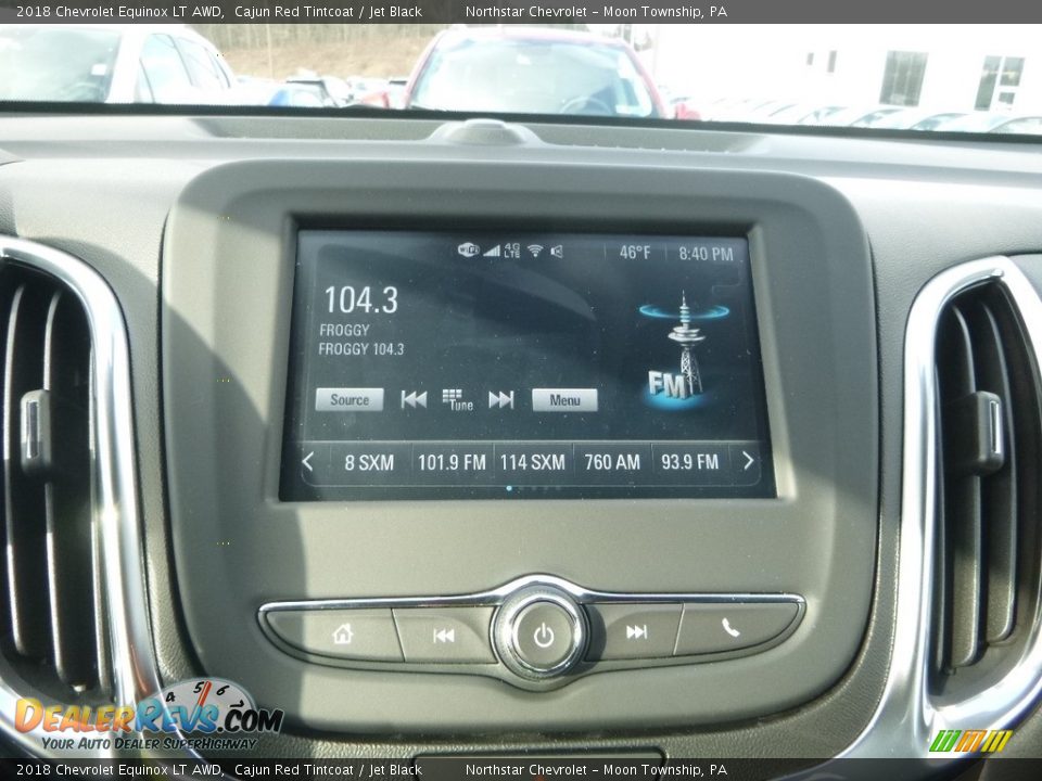 2018 Chevrolet Equinox LT AWD Cajun Red Tintcoat / Jet Black Photo #17