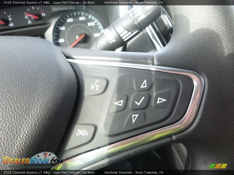 2018 Chevrolet Equinox LT AWD Cajun Red Tintcoat / Jet Black Photo #19